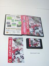 NFL QUARTERBACK CLUB '96 game complete w/ Manual for SEGA GENESIS