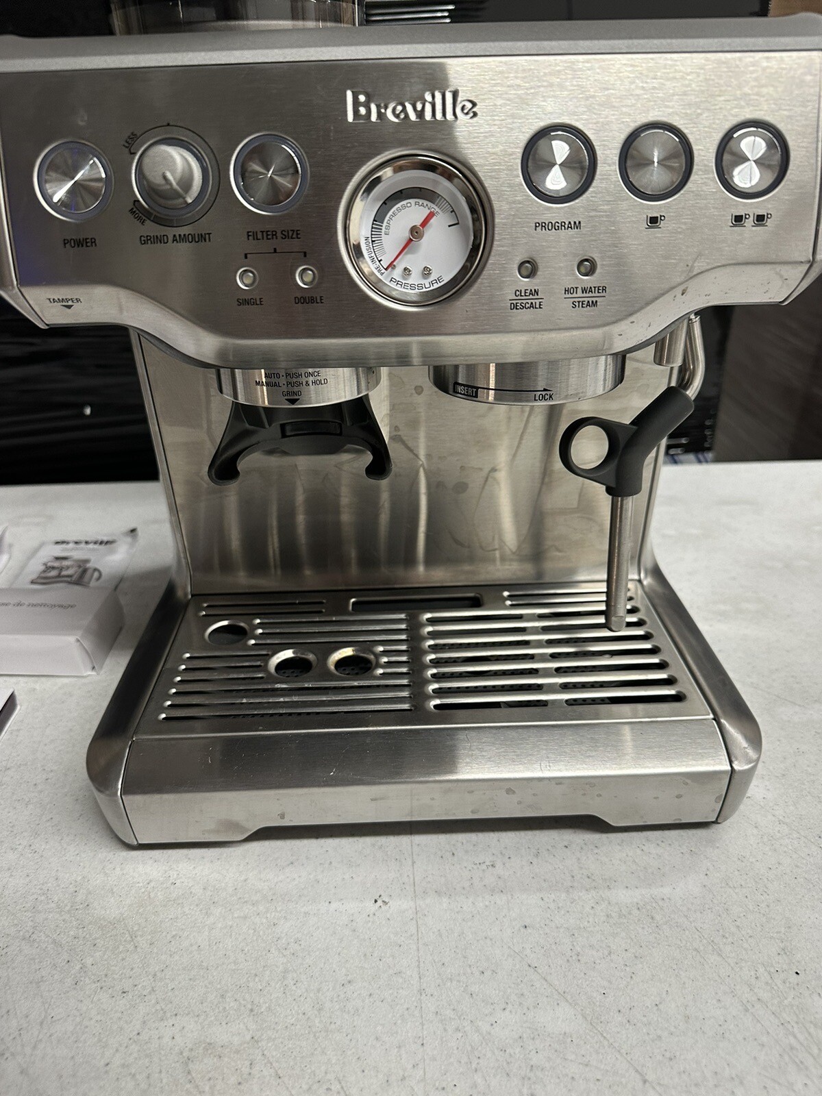 Breville BES870XL Barista Express Espresso Machine, Brushed Stainless