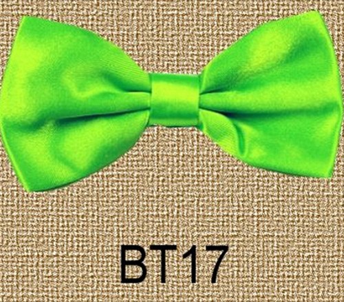 New Men's Solid Bowtie Pre tied Wedding satin bow tie - Picture 13 of 18