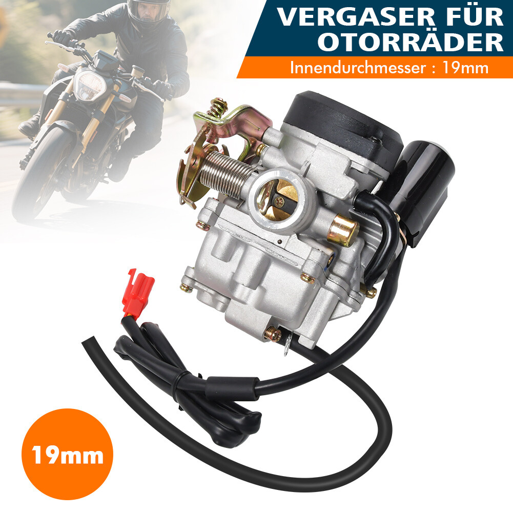 PD19 19mm Vergaser für Scooter mit 50ccm oder 80ccm 4-Takt 139QMAQMB Motor
