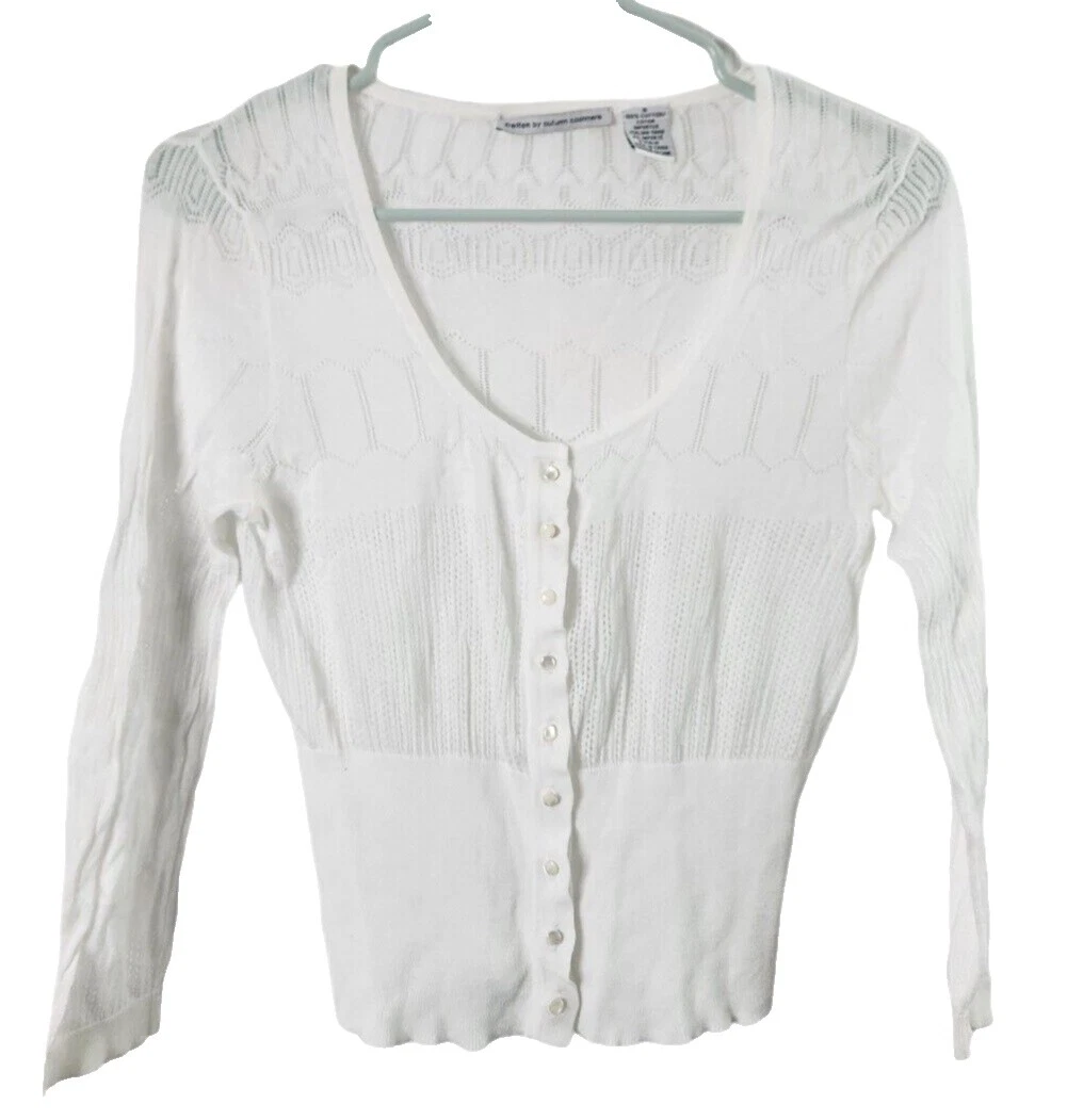 Suéteres Blanco Algodón Autumn Cashmere para Mujeres