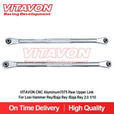 Vitavon CNC Alu7075 Rear Upper Link For Losi Baja Rey 2.0 Hammer / Rock Rey 1/10