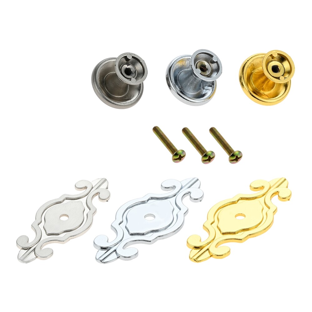 Round Cabinet Knob Drawer Pull Handle for Dresser Closet Furniture Hardware HQ-image