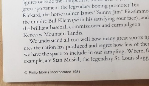 '81 SMITHSONIAN CHAMPIONS OF AMERICAN SPORT **COMPLETE BOOK** IMPOSSIBLE TO FIND - Picture 10 of 10