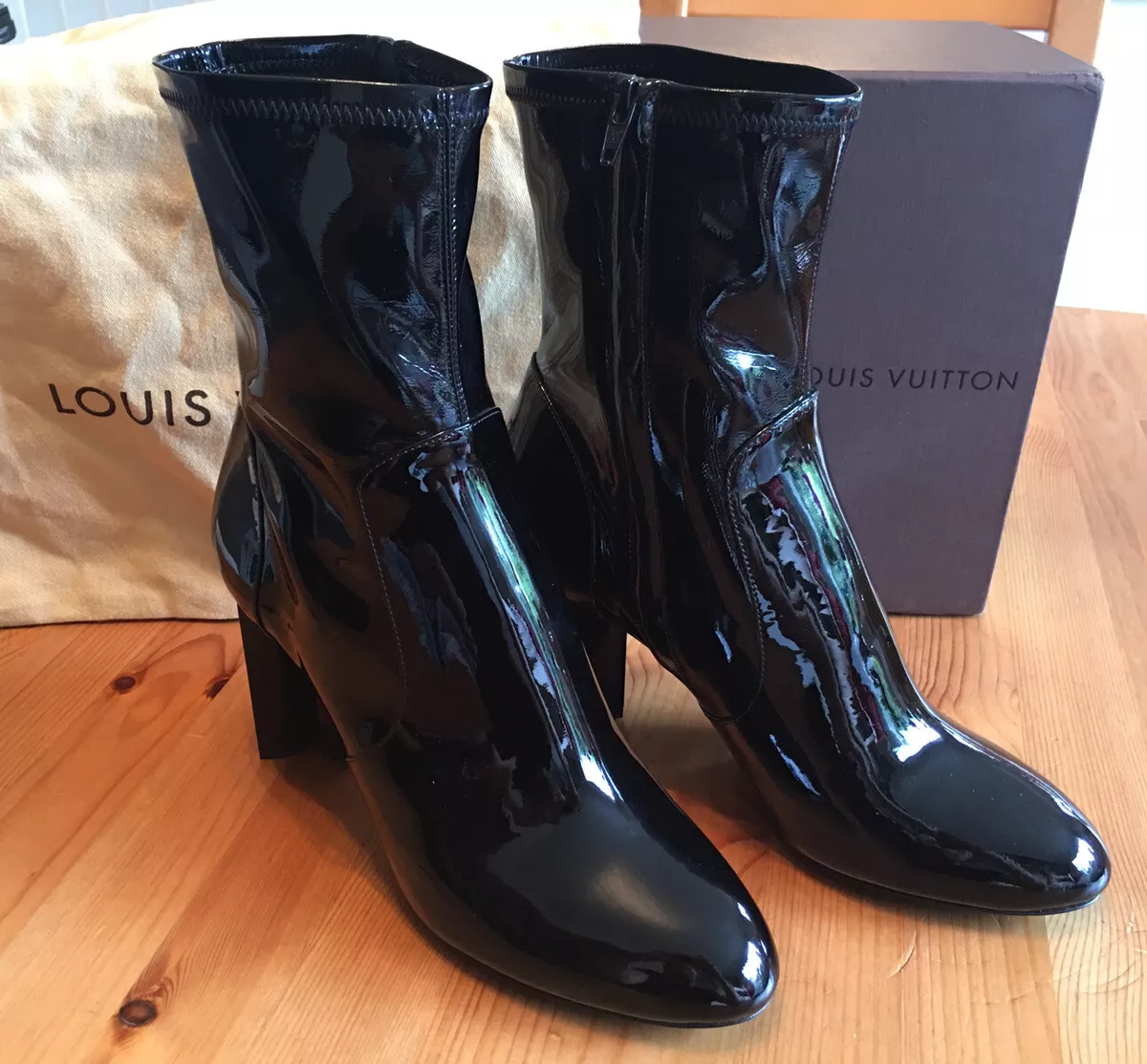 louis vuitton black boot