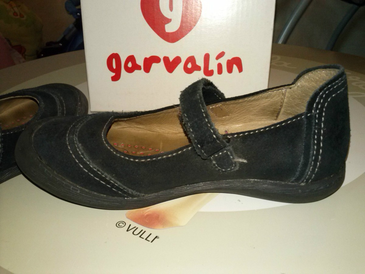Chaussures Bébé Fille Garvalin - Pointure 27 - Noir - Occasion Très Bon état