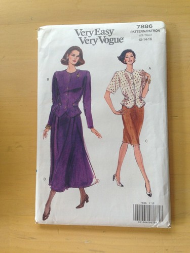 1980-1990 SM Vogue Sewing Pattern, Uncut, Choose Your Style - Picture 32 of 115