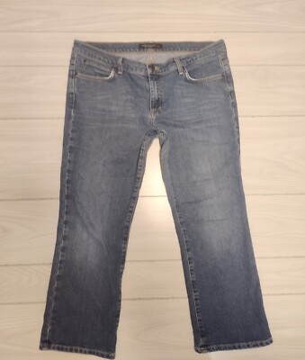 American Eagle Outfitters Cropped Jeans Women's Size 14 mid rise 