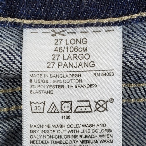 Banana Republic Jeans Damen Größe 27 lang High Rise Straight Zip Fly - Bild 6 von 12