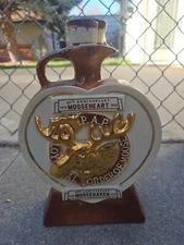 Vintage Royal Halburton  No. 21 OMB 1972 Mr. Boston WHISKEY Decanter L.O.Moose