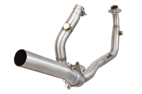 SV650 SV 650 2003-2015 Exhaust System Downpipes Headers Link Pipe - No Silencer - Picture 4 of 7