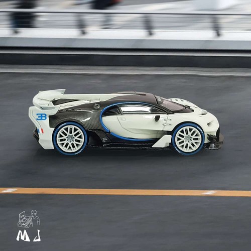 1:64 MJ Vison GT Gulf Miniature Diecast Toys Car Models Collection Limited Gifts - Picture 9 of 18