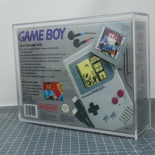 Game Boy DMG Original Boxed Console Acrylic Display Show Case Box - Picture 10 of 10