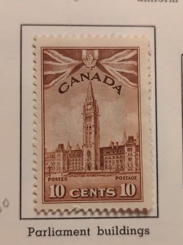 1942 Parliament 10 Cents Stamps - Picture 1 of 1