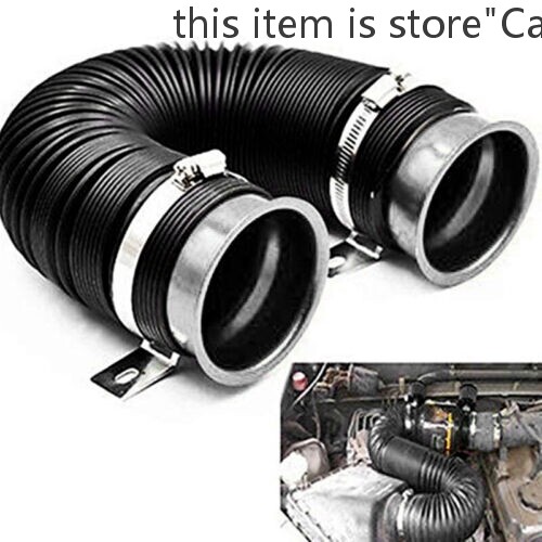 Tubo de manguera de admisión de aire frío turbo motor lavable extensible de 1 m para automóvil de 3" 1 pieza - Imagen 10 de 12