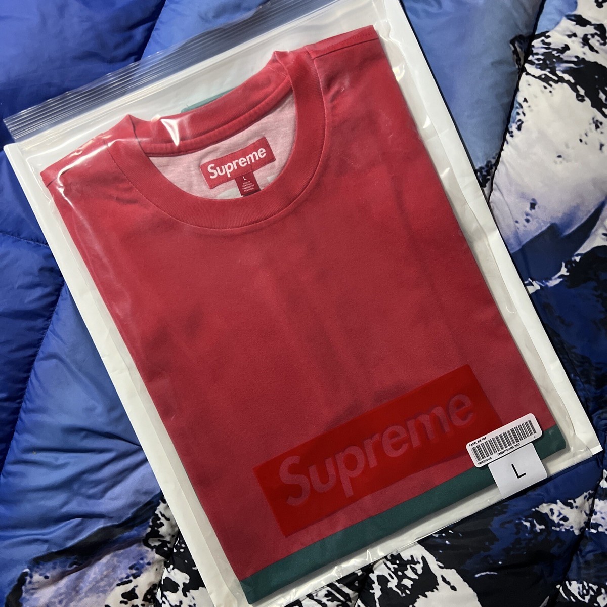 Supreme Split S/S Top - Large - Red FW23, Deadstock. | eBay