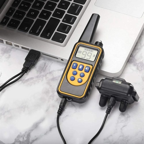 LCD Hund Ausbildung Stromschlag Erziehungshalsband Hunde Vibration Ton e-Shock - Bild 4 von 14