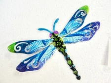 HOME GARDEN POOL YARD - DRAGONFLY WALL DECOR 711725 COLORFUL DESIGN - BRAND NEW