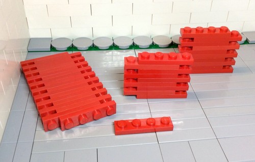 Lego - Platte 1x3 1x4 (3623 3710) Auswahlmenü - Bild 28 von 66