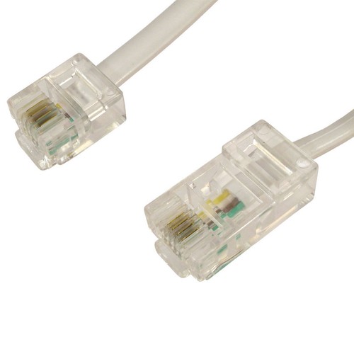 RJ11 to RJ45 Cable Network Telephone Lead Router To ADSL Ethernet Socket Lot - Picture 6 of 12