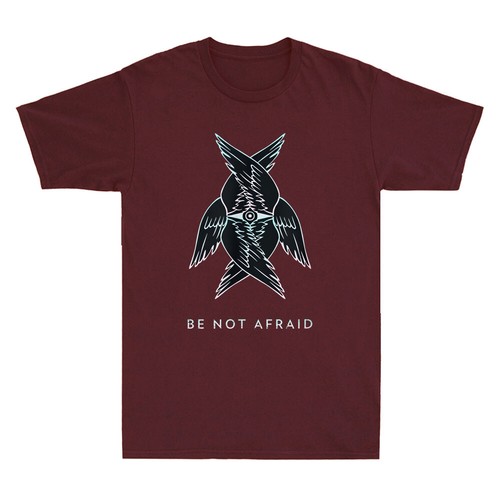 Biblically Accurate Angel Seraph Be Not Afraid Funny Quote Vintage Men's T-Shirt - Picture 8 of 8