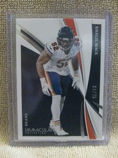 2021 Panini Immaculate 64/75 Khalil Mack #12 Chicago Bears mint shape