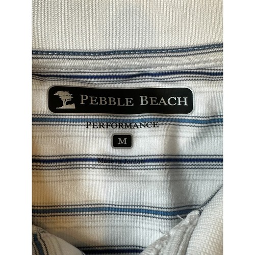 NWT Pebble Beach Performance Men's Golf Polo Size Medium - Bild 3 von 10