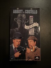 Abbott and Costello Meet the Invisible Man (VHS, 1992)