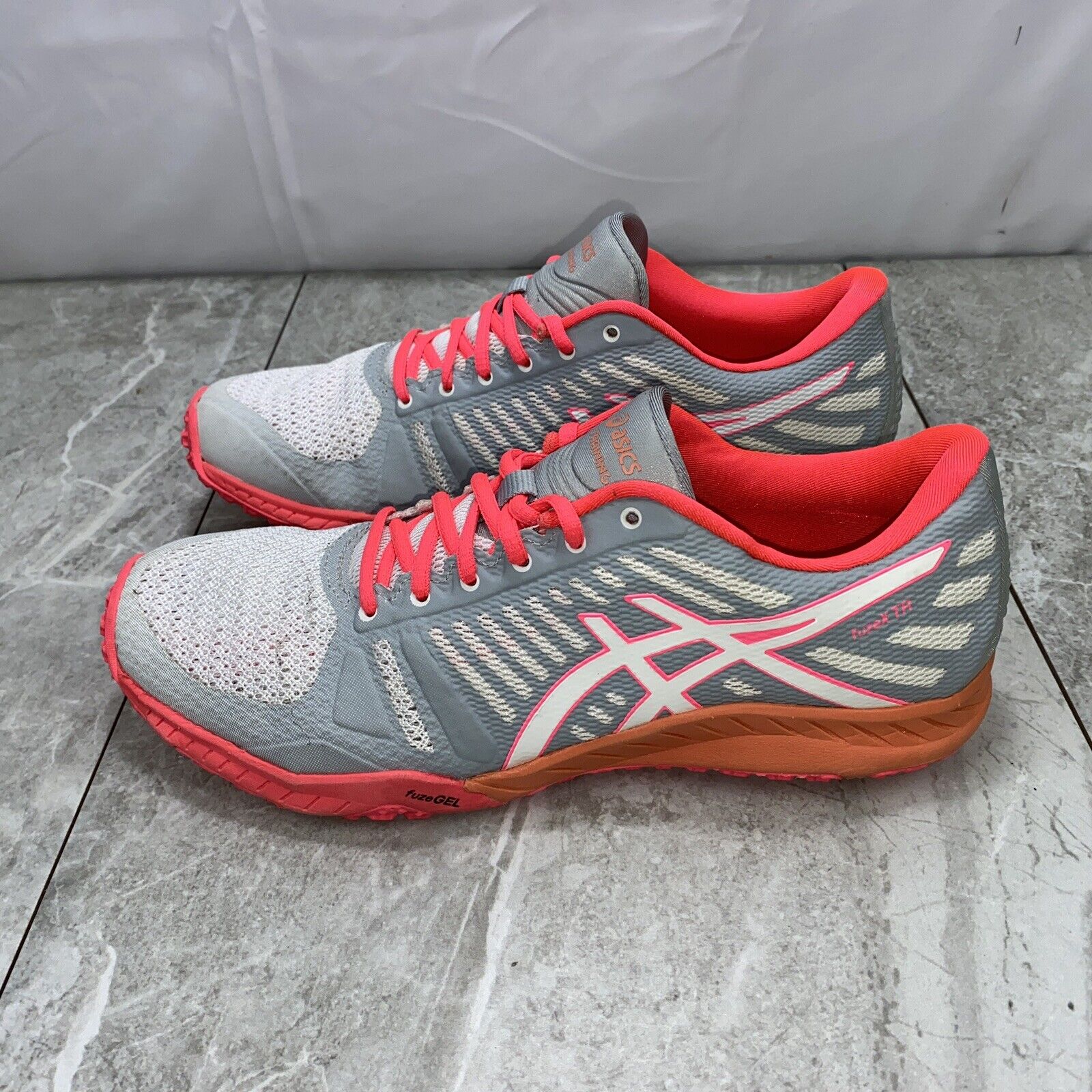 Asics Shoes Womens Size 8 Gray Pink FuseGel TR Cr… - image 5