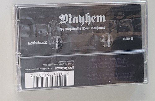 Mayhem De Mysteriis Dom Sathanas New Cassette Tape - Picture 2 of 2