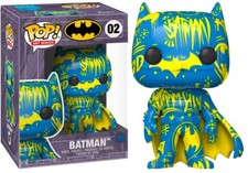 Funko Pop! Batman Art Series #02 Azul Amarillo Objetivo Exclusivo Sellado Pila Rígida