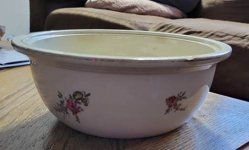 Vintage Household Institute Priscilla Ofengeschirr bedeckt Kasserolle 1940er 8 1/2" - Bild 3 von 8