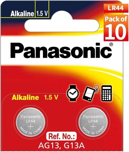 Baterías alcalinas Panasonic A76 LR44/A76 1,5 V 10 unidades exp 2028 - Imagen 10 de 10