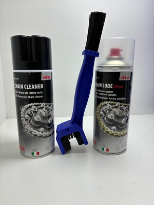 Kit Pulizia Catena Moto - Spazzola E Strumento Per Ingranaggi - EXPROTAS