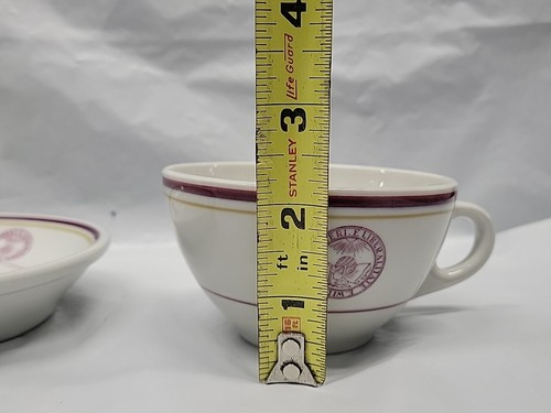 WILLIAMS COLLEGE tea cup and saucer shenango china 1960S Made In USA #5543 - Picture 14 of 16