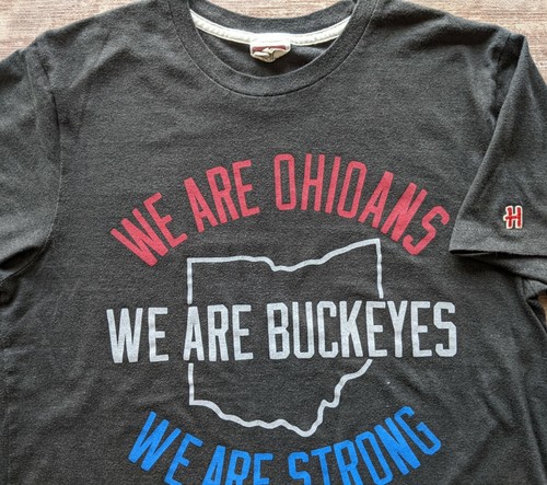 Camiseta Homage We Are Ohioans We Are Buckeyes We Are Strong S negra - Imagen 1 de 7