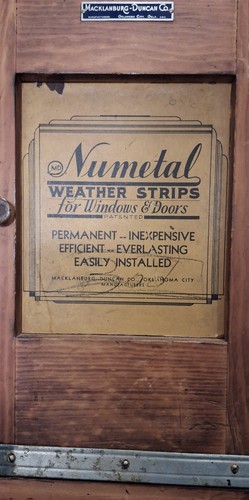 Vtg (Pre-1940) Hardware Salesman's Sample Store Display/ Numetal Weather Strips - Picture 2 of 10