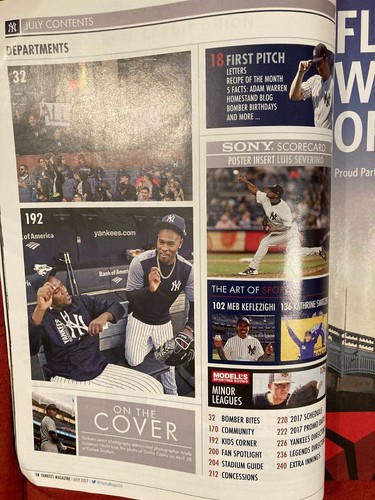 2017 New York Yankees Magazine - Picture 2 of 4