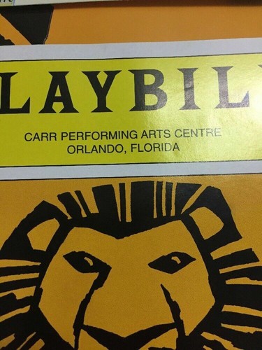 Disney's The Lion King and Beauty and the Beast Souvenir Programs Donny Osmond - Picture 2 of 12