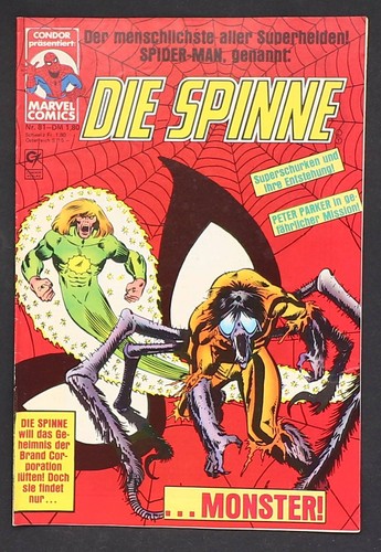 Die SPINNE Nr. 1-99 1. Auflage SPIDER-MAN Superhelden Comic Heft Marvel Condor - Bild 159 von 194