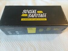 Social Sabotage An Awkward Party Game by BuzzFeed Ages 17 & Up - Sealed NEW!!