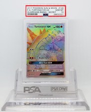 Pokemon GUARDIANS RISING TURTONATOR GX 148 SECRET/HYPER RARE PSA 10 GEM MINT #*