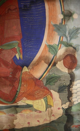 Real Tibet 19th Century Old Antique Buddhist Sakyamuni Buddha Thangka Tangka - Picture 12 of 17