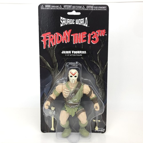 Funko Friday the 13th Jason Voorhees 5 1/2" Savage World Modellino Nuovo Giocattolo - Foto 11 di 12