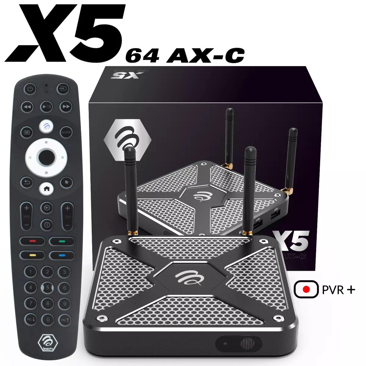 BuzzTV X5 64 AX-C Android 11 / Wi-Fi 6 / 4K Streaming Media Player Metal TV Box eBay