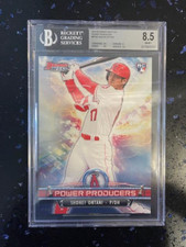 2018 Bowman's Best Shohei Ohtani Jumbo 5x7 Rookie Power Producers #27/49 🔥 BGS