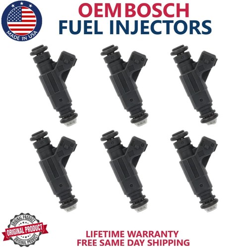 6x OEM  Bosch Fuel Injectors Fits 1997-1998 Ford Explorer V6 4.0L #0280155734 - Bild 1 von 6