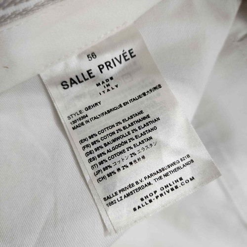 Pantalones chinos SALLE PRIVEE Gehry de algodón elástico para hombre talla 40 nuevos con etiquetas - Imagen 4 de 6