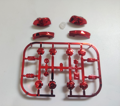 NEW Full Set Buttons Nintendo Switch Joy-Con Red Chrome Color SL SR - Picture 4 of 4