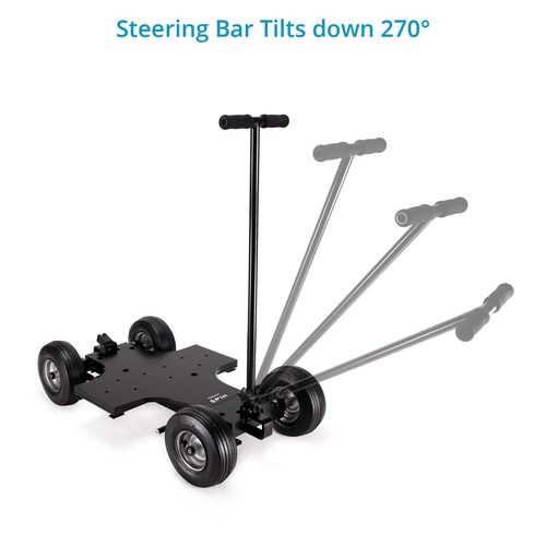 Carretilla de plataforma de puerta de cámara Proaim Spin ligera para cineastas - Imagen 6 de 16